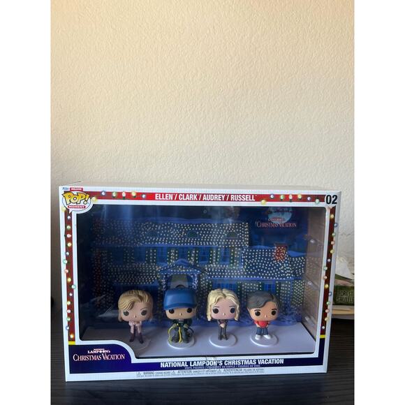 VAULTED DELUXE MOMENT Clark Ellen Audrey Griswold Christmas Vacation Funko Pop - Picture 1 of 6
